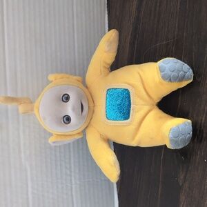 Vintage‎ Eden Teletubbies Laa Laa Yellow 8" Plush Bean Bag Soft Toy 1998